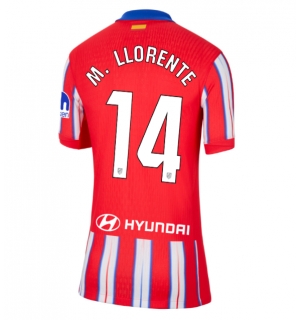 Atletico Madrid Marcos Llorente #14 Hjemmedrakt Dame 2024-25 Kortermet