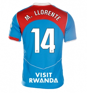 Atletico Madrid Marcos Llorente #14 Tredjedrakt Dame 2025-26 Kortermet