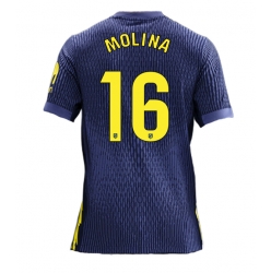 Atletico Madrid Nahuel Molina #16 Bortedrakt 2025-26 Kortermet