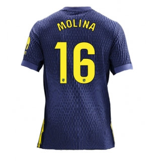 Atletico Madrid Nahuel Molina #16 Bortedrakt 2025-26 Kortermet