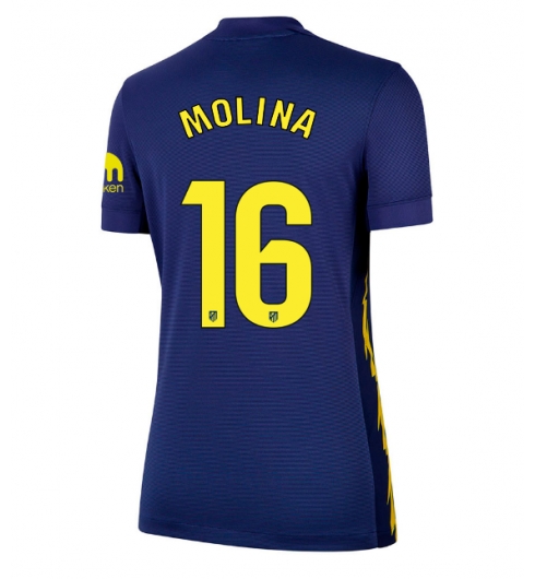 Atletico Madrid Nahuel Molina #16 Bortedrakt Dame 2025-26 Kortermet Atletico Madrid Nahuel Molina #16 Bortedrakt Dame 2025-26 Kortermet