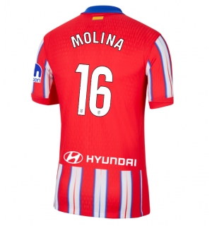 Atletico Madrid Nahuel Molina #16 Hjemmedrakt 2024-25 Kortermet
