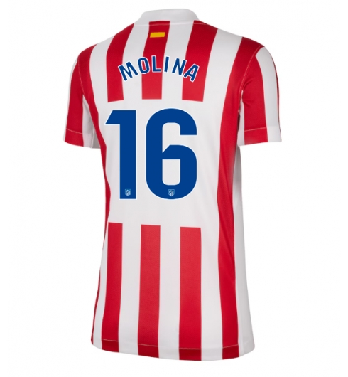 Atletico Madrid Nahuel Molina #16 Hjemmedrakt Dame 2025-26 Kortermet Atletico Madrid Nahuel Molina #16 Hjemmedrakt Dame 2025-26 Kortermet