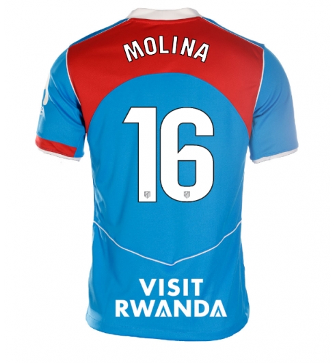 Atletico Madrid Nahuel Molina #16 Tredjedrakt Dame 2025-26 Kortermet Atletico Madrid Nahuel Molina #16 Tredjedrakt Dame 2025-26 Kortermet