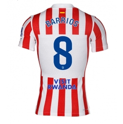 Atletico Madrid Pablo Barrios #8 Hjemmedrakt 2025-26 Kortermet