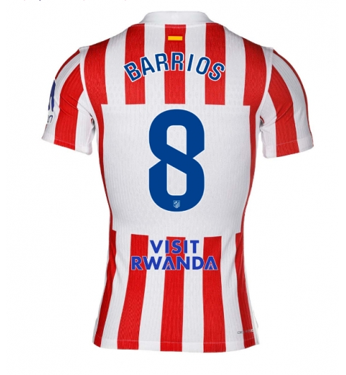 Atletico Madrid Pablo Barrios #8 Hjemmedrakt 2025-26 Kortermet Atletico Madrid Pablo Barrios #8 Hjemmedrakt 2025-26 Kortermet