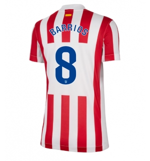 Atletico Madrid Pablo Barrios #8 Hjemmedrakt Dame 2025-26 Kortermet