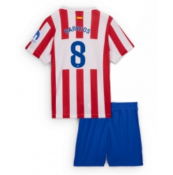 Atletico Madrid Pablo Barrios #8 Hjemmedraktsett Barn 2025-26 Kortermet (+ Korte bukser)