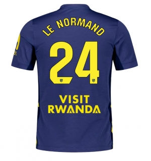 Atletico Madrid Robin Le Normand #24 Bortedrakt 2025-26 Kortermet