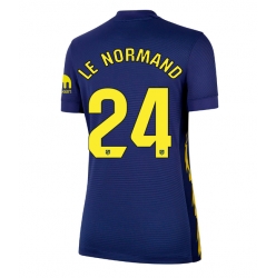 Atletico Madrid Robin Le Normand #24 Bortedrakt Dame 2025-26 Kortermet