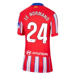 Atletico Madrid Robin Le Normand #24 Hjemmedrakt Dame 2024-25 Kortermet