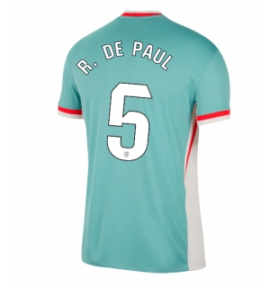 Atletico Madrid Rodrigo De Paul #5 Bortedrakt 2024-25 Kortermet