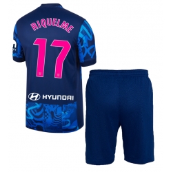 Atletico Madrid Rodrigo Riquelme #17 Tredjedraktsett Barn 2024-25 Kortermet (+ Korte bukser)
