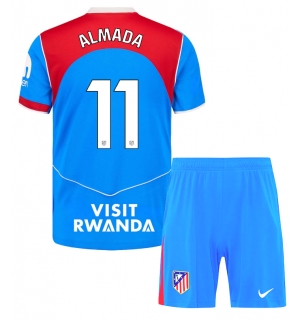 Atletico Madrid Thiago Almada #11 Tredjedraktsett Barn 2025-26 Kortermet (+ Korte bukser)