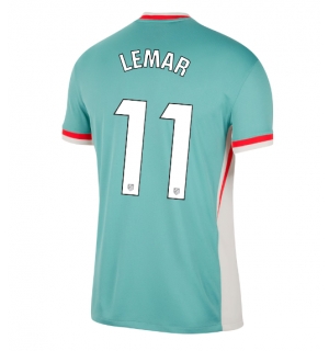 Atletico Madrid Thomas Lemar #11 Bortedrakt 2024-25 Kortermet