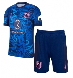 Atletico Madrid Tredjedraktsett Barn 2024-25 Kortermet (+ Korte bukser)