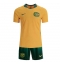 Australia Hjemmedraktsett Barn VM 2026 Kortermet (+ Korte bukser)