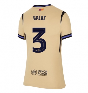 Barcelona Alejandro Balde #3 Bortedrakt Dame 2025-26 Kortermet