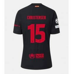 Barcelona Andreas Christensen #15 Bortedrakt 2024-25 Kortermet