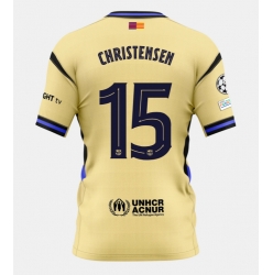 Barcelona Andreas Christensen #15 Bortedrakt 2025-26 Kortermet