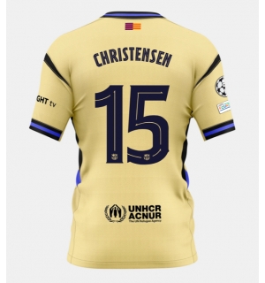 Barcelona Andreas Christensen #15 Bortedrakt 2025-26 Kortermet