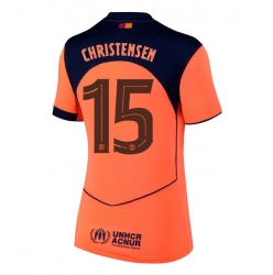 Barcelona Andreas Christensen #15 Tredjedrakt Dame 2025-26 Kortermet