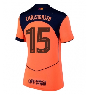 Barcelona Andreas Christensen #15 Tredjedrakt Dame 2025-26 Kortermet