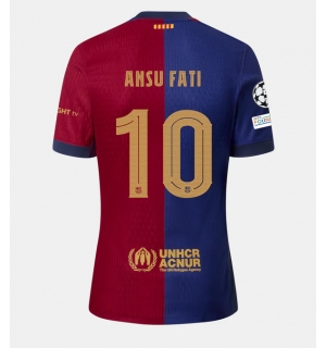 Barcelona Ansu Fati #10 Hjemmedrakt 2024-25 Kortermet