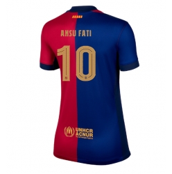 Barcelona Ansu Fati #10 Hjemmedrakt Dame 2024-25 Kortermet