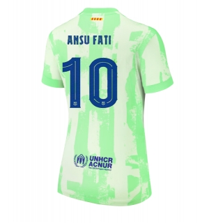 Barcelona Ansu Fati #10 Tredjedrakt Dame 2024-25 Kortermet