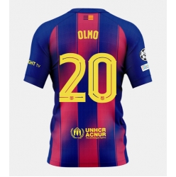 Barcelona Dani Olmo #20 Hjemmedrakt 2025-26 Kortermet