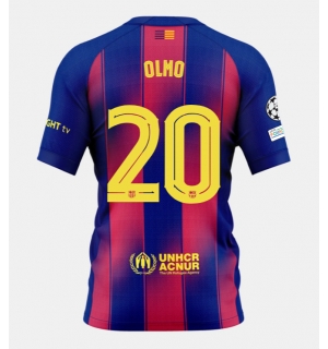 Barcelona Dani Olmo #20 Hjemmedrakt 2025-26 Kortermet