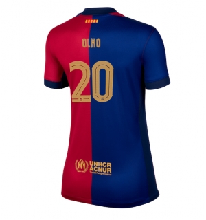 Barcelona Dani Olmo #20 Hjemmedrakt Dame 2024-25 Kortermet