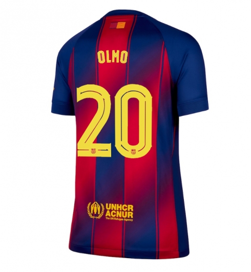 Barcelona Dani Olmo #20 Hjemmedrakt Dame 2025-26 Kortermet Barcelona Dani Olmo #20 Hjemmedrakt Dame 2025-26 Kortermet