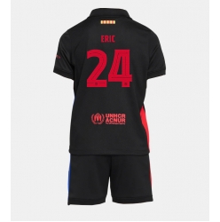 Barcelona Eric Garcia #24 Bortedraktsett Barn 2024-25 Kortermet (+ Korte bukser)