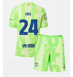 Barcelona Eric Garcia #24 Tredjedraktsett Barn 2024-25 Kortermet (+ Korte bukser)