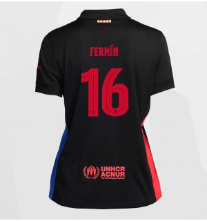 Barcelona Fermin Lopez #16 Bortedrakt Dame 2024-25 Kortermet