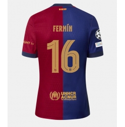 Barcelona Fermin Lopez #16 Hjemmedrakt 2024-25 Kortermet