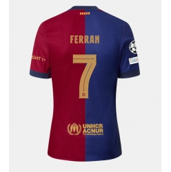 Barcelona Ferran Torres #7 Hjemmedrakt 2024-25 Kortermet