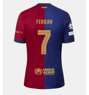 Barcelona Ferran Torres #7 Hjemmedrakt 2024-25 Kortermet