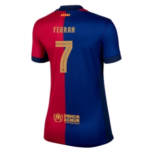 Barcelona Ferran Torres #7 Hjemmedrakt Dame 2024-25 Kortermet