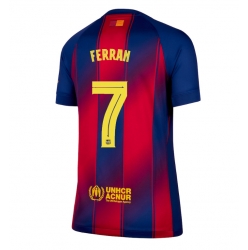 Barcelona Ferran Torres #7 Hjemmedrakt Dame 2025-26 Kortermet