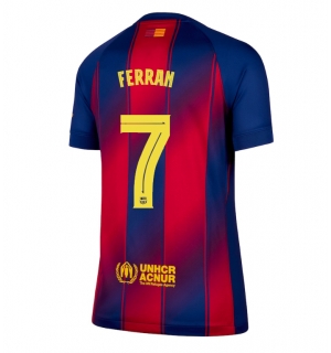 Barcelona Ferran Torres #7 Hjemmedrakt Dame 2025-26 Kortermet