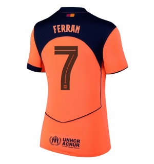 Barcelona Ferran Torres #7 Tredjedrakt Dame 2025-26 Kortermet