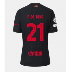 Barcelona Frenkie de Jong #21 Bortedrakt 2024-25 Kortermet