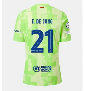 Barcelona Frenkie de Jong #21 Tredjedrakt 2024-25 Kortermet