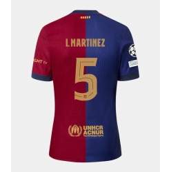 Barcelona Inigo Martinez #5 Hjemmedrakt 2024-25 Kortermet