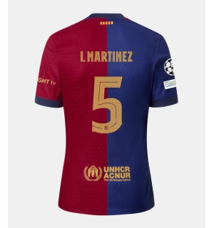 Barcelona Inigo Martinez #5 Hjemmedrakt 2024-25 Kortermet
