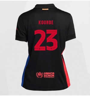 Barcelona Jules Kounde #23 Bortedrakt Dame 2024-25 Kortermet