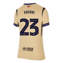 Barcelona Jules Kounde #23 Bortedrakt Dame 2025-26 Kortermet